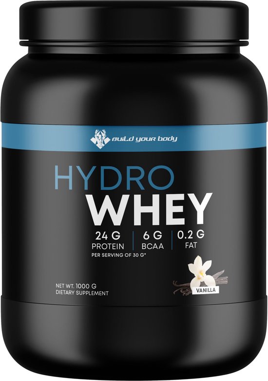 hydro whey vanile / Whey / proteïnen Build your Body