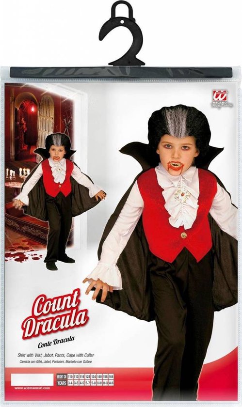 Dracula Kostuum Kind | 128cm