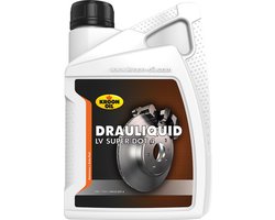 Kroon-Oil Drauliquid-LV Super - Remvloeistof DOT 4 - 1 Liter - Transparant