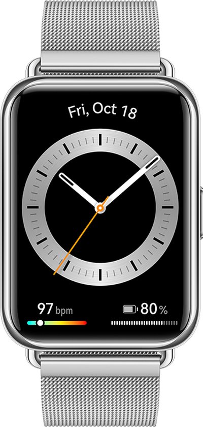 Huawei Watch Fit 2 Elegant - Smartwatch - 10 dagen batterijduur - Zilver |  bol