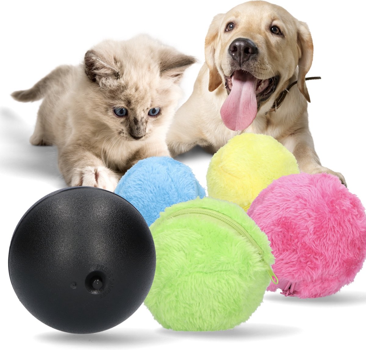 Petloverz Magic Roller Ball - Honden Speelgoed - Premium Automatische Rollende Bal