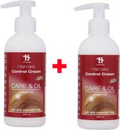 Argan olie HEGRON Haircare Control Cream Met Argan olie  2 x 200 ml