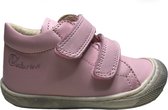 Naturino Mt 24 velcro's bumper effen lederen sneakers Cocoon Roze