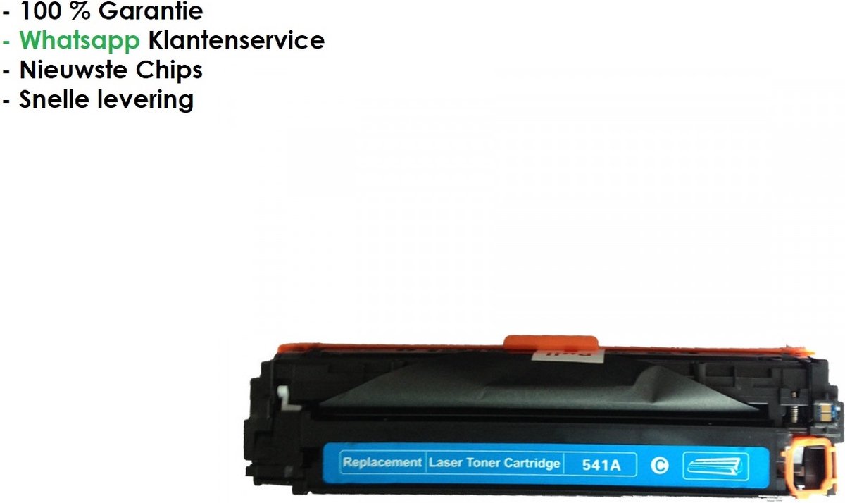 AtotZinkt Compatible XL Laser toner cartridge voor HP (125A) Cyaan CB-541A | Geschikt voor HP Color Laserjet CM1312NFI MFP, CN1312 MFP, CP1210, CP1215, CP1215N, CP1217, CP1510, CP1515(N), CP1518(N)(I)