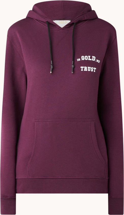 In Gold We Trust The Notorious hoodie van biologisch katoen met