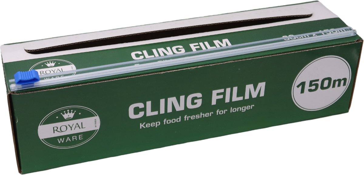 Vershoudfolie 30cm x 150M super kwaliteit - Cling fim - Behoudt versheid en beschermt voedsel - Royal Ware