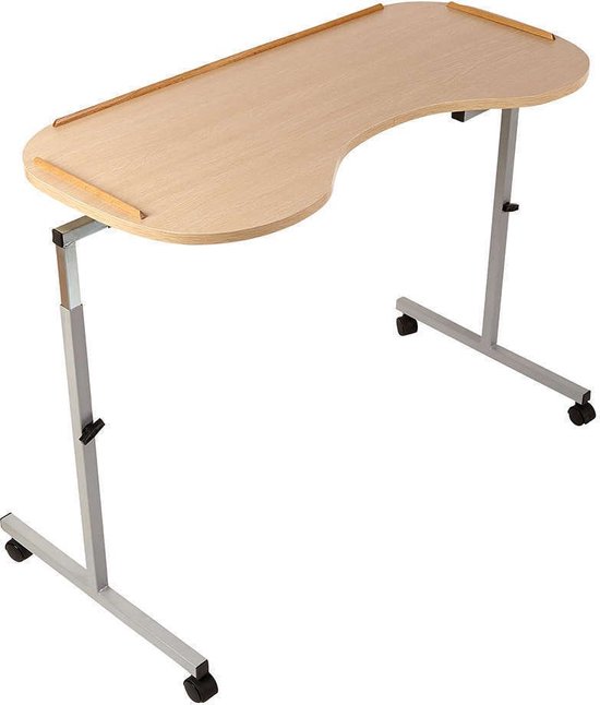 Verstelbare bed / stoel tafel met wieltjes