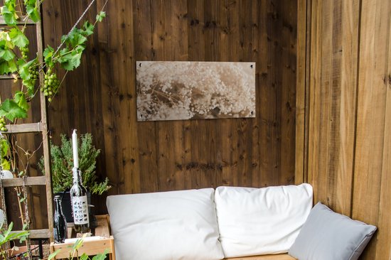 Affiche de jardin - Pampa - Herbe de la pampa plante de jardin - Plantes - Nature - Rose - 80x40 cm - Affiche de jardin fleurs - Jardin - Décoration murale - Décoration murale - Toile de jardin