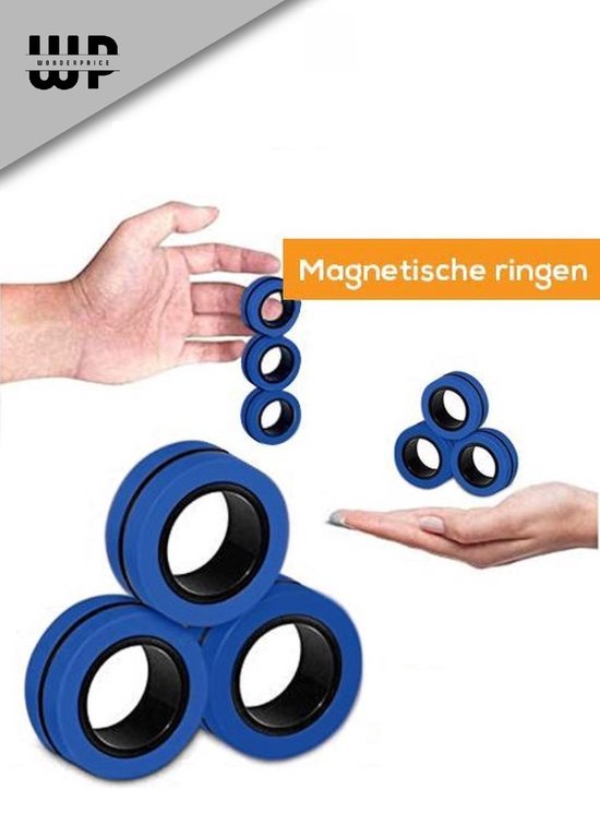 Wonderprice Magnetische Fidget Ringen- Fidget Spinner- TikTok- stress  relief- Fidget... | bol.com