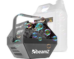 Bellenblaasmachine - BeamZ B500 bellen blaasmachine met 5 liter bellenblaasvloeistof - Hoge bellenproductie!
