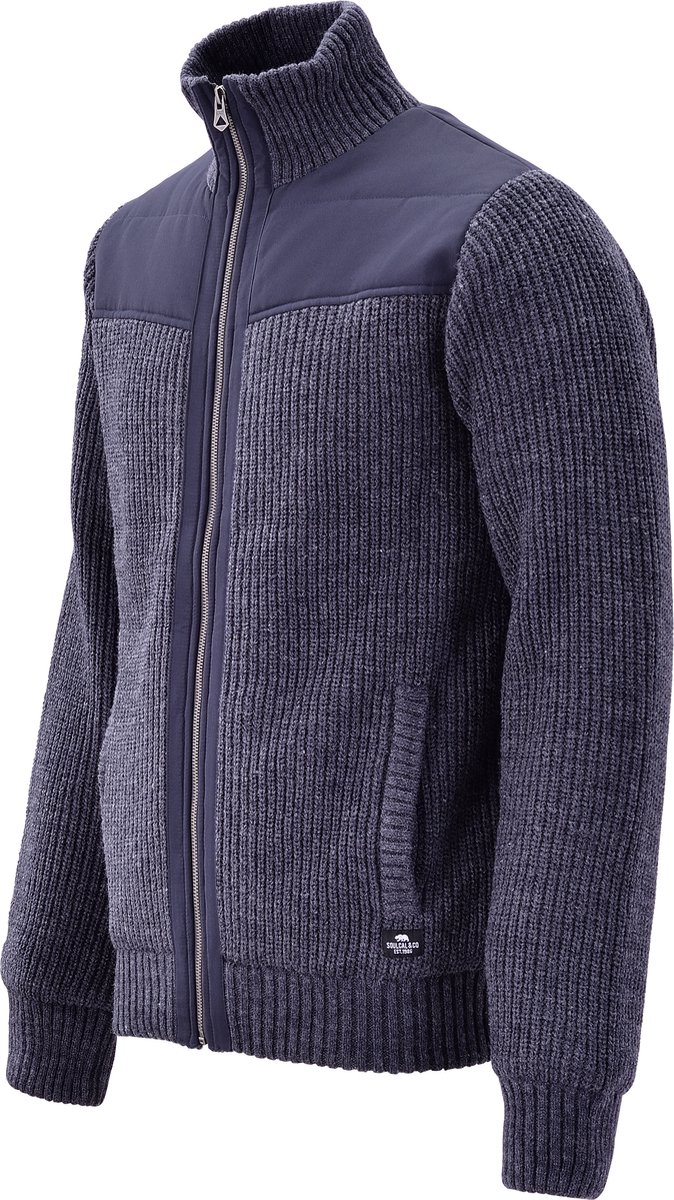 SoulCal In between vest met rits - Outdoor - Heren - Blauw - maat S