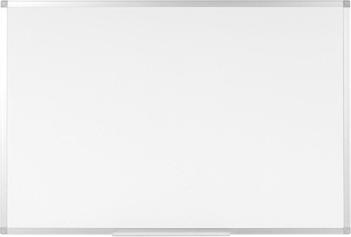 Quantore whiteboard magnetisch - 90x120 cm - Gelakt staal - Met afleggoot thumbnail 5
