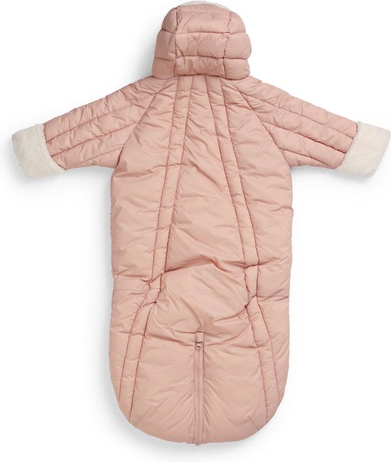 Elodie Baby Overall- Skipak Baby - Baby Voetenzak - Voetenzak autostoel -Blushing Pink - 6/12 maanden van Elodie — afbeelding 2