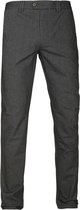 Suitable - Chino Dante Pinpoint Antraciet - Slim-fit - Chino Heren maat 94
