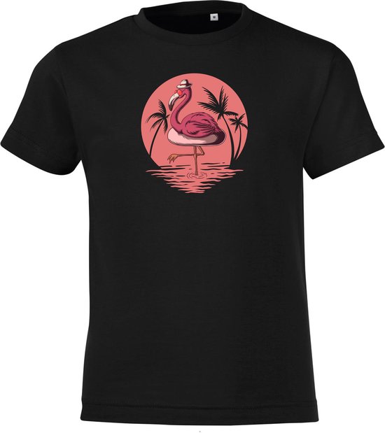 Klere-Zooi - Flamingo - T-Shirt - 164 (14/15 jaar)