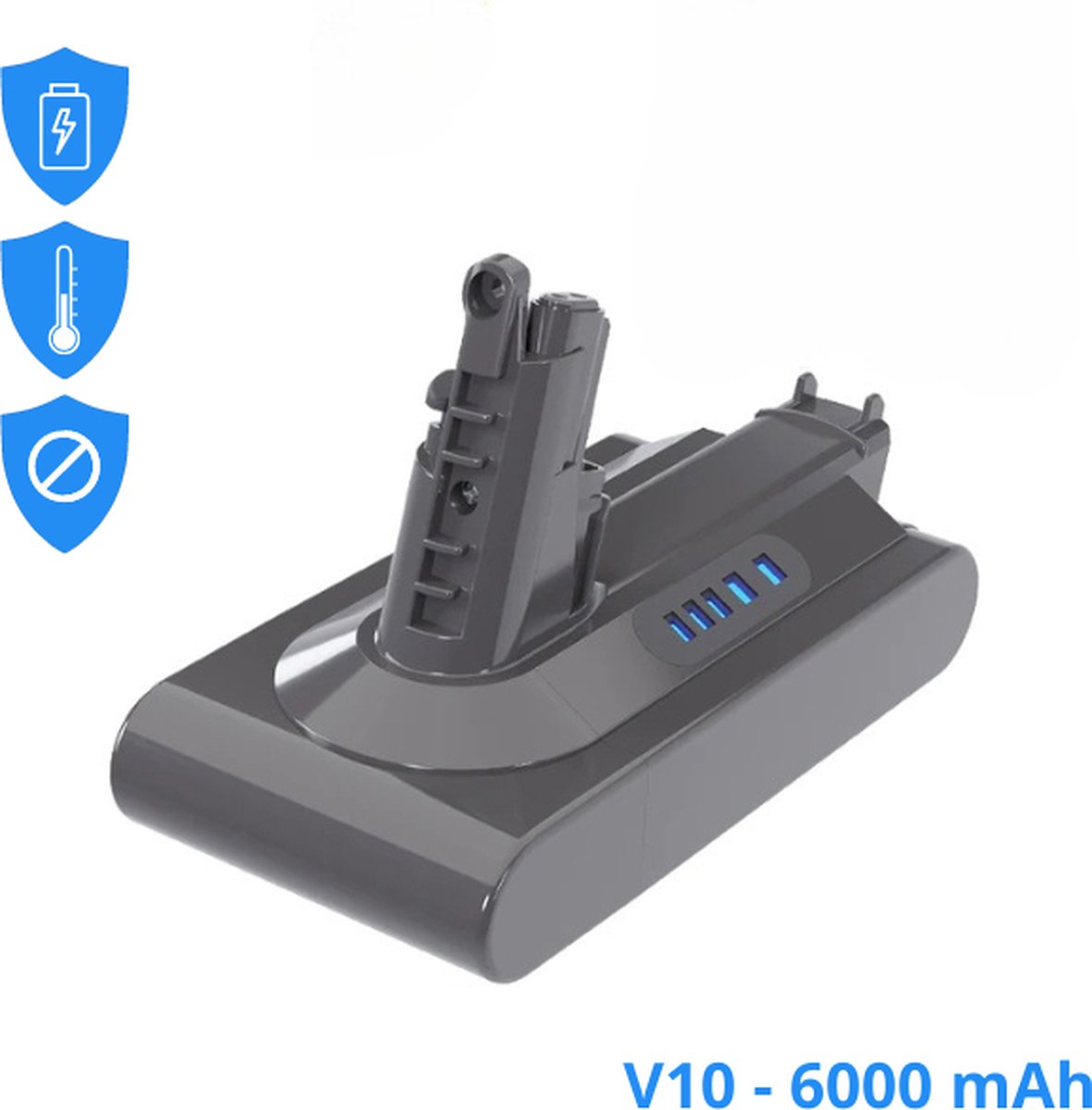 Vervangende Batterij / Accu voor Dyson V10 - 6000 mAh