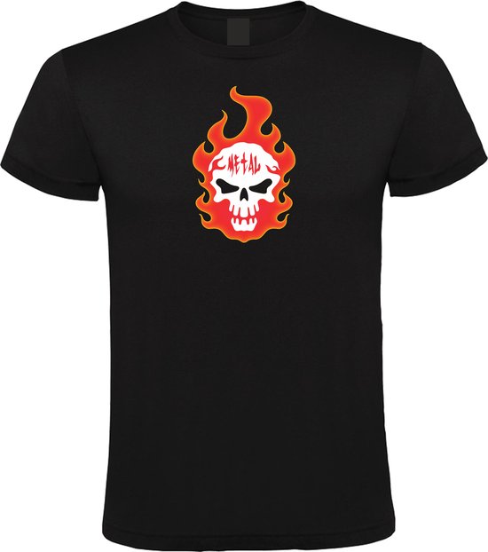 Klere-Zooi - Metal Skull - Heren T-Shirt - XXL