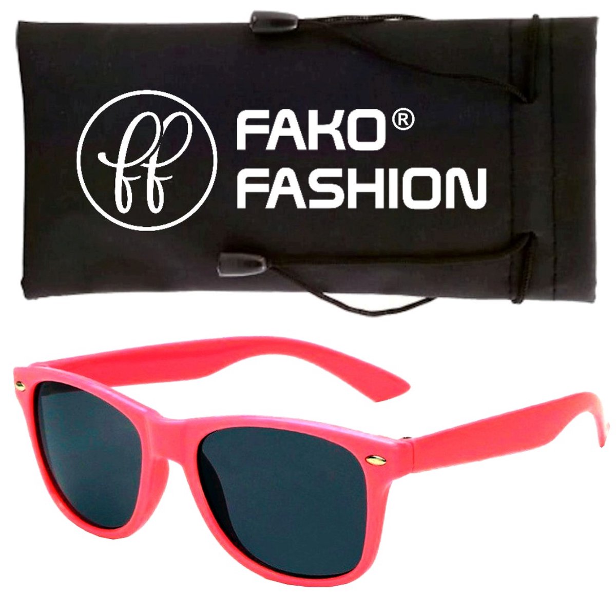Fako Fashion® - Zonnebril - Classic - Fluo Roze