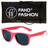 Fako Fashion® - Heren Zonnebril - Dames Zonnebril - Classic - Fluo Roze