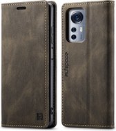 Hoesje geschikt voor Xiaomi 12 / 12X - Wallet Book Case - Magneetsluiting - met RFID bescherming - Bruin