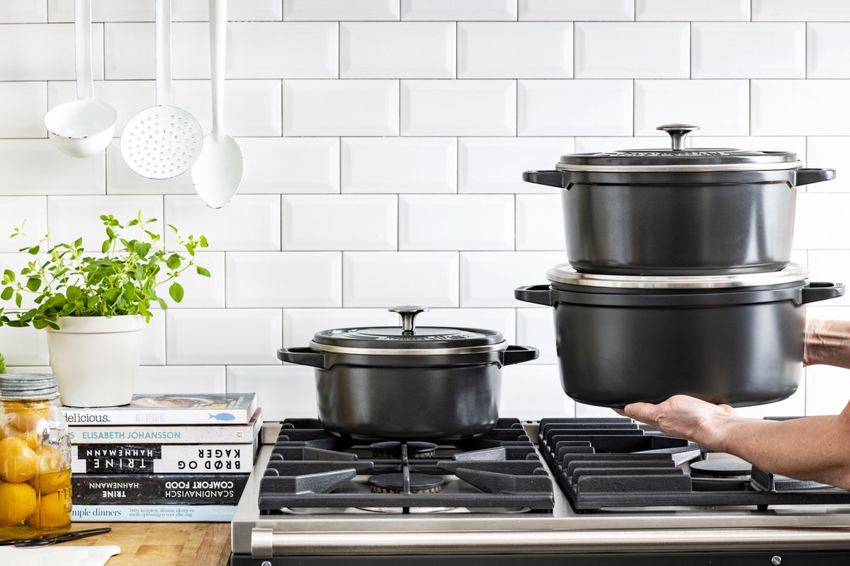 GreenPan Keramische Braadpan 28 cm/6.7L |Geschikt voor inductie en vaatwasmachinebestendig |Gezonde antiaanbaklaag zonder PFAS, Featherweights