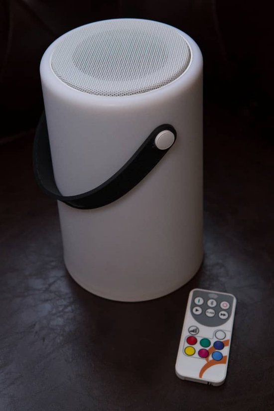 Verplicht seinpaal Erfgenaam Muziek Box - Lamp - Bluetooth - Box voor buiten - Verschillende kleuren |  bol.com