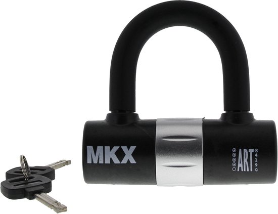 4. MKX-lock Beugelslot / Schijfremslot zwart