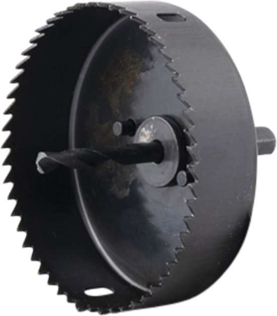 Topgear Gatenzaagset - 63 t/m 127 mm - 8-delig - Koolstofstaal - Inclusief Centerboor en Houder