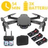 foto van Killerbee X1 Drone - Quad Drone met camera voor buiten en binnen - Drone voor kinderen en volwassenen -Utra fly more combo met 54 minuten vliegtijd - inclusief gratis cursus - inclusief opbergtas en 3 accu's.