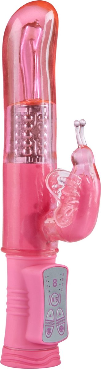 Goedkoopste TOYJOY - Happy Hugging Butterfly - Vibrators Rotating Roze