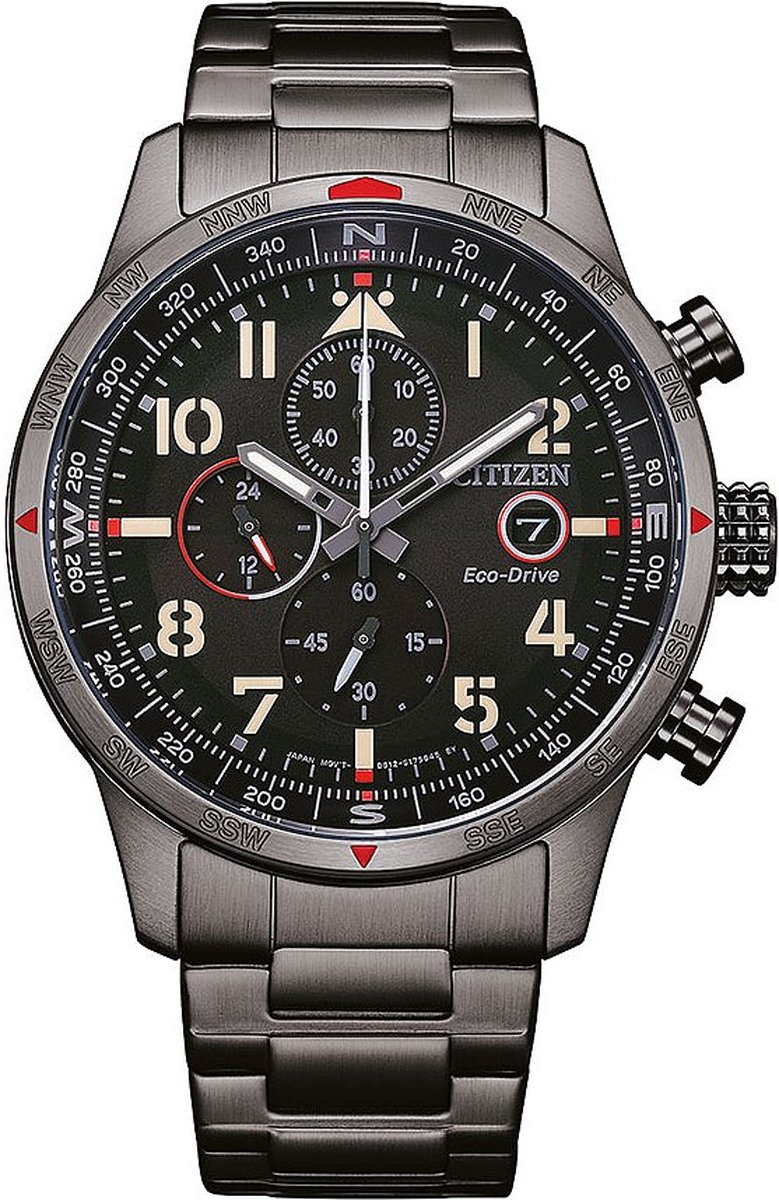Citizen CA0797-84E Horloge - Staal - Grijs - Ø 43 mm