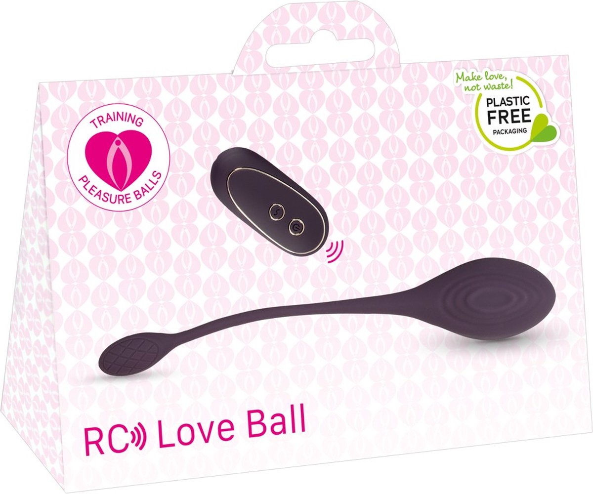 Vagina Balletje met Afstandsbediening - RC Love Ball - Oplaadbaar - 10 Vibratiestanden - Siliconen — cadeau in Cadeau-ideeën - foto 5