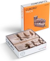 Cuboro knikkerbaan uitbreidingsset Trick; 16 blokken en 5 knikkers
