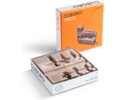 Cuboro knikkerbaan uitbreidingsset Trick - 16 blokken en 5 knikkers