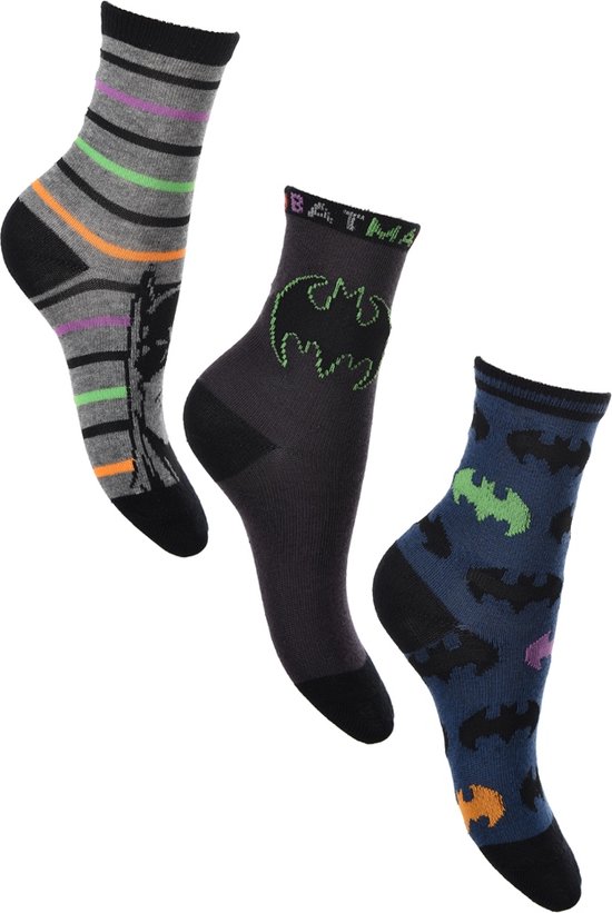 Batman - sokken Batman 3 paar- jongens