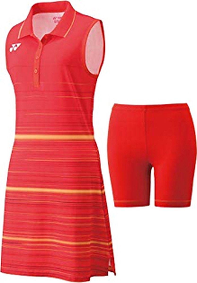 Yonex tennis badminton sport jurk - rood / geel - maat M - Yonex