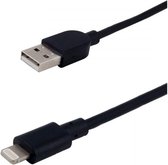 Fontastic DAAP501 Oplaad/DataKabel USB-A 2.0 naar Lightning - MFI - 1.2 m - Zwart