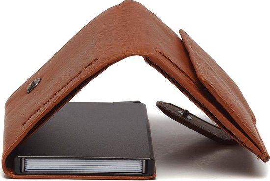 The Chesterfield Brand Étui pour carte de crédit Frankfurt Cardholder Cognac Marron clair