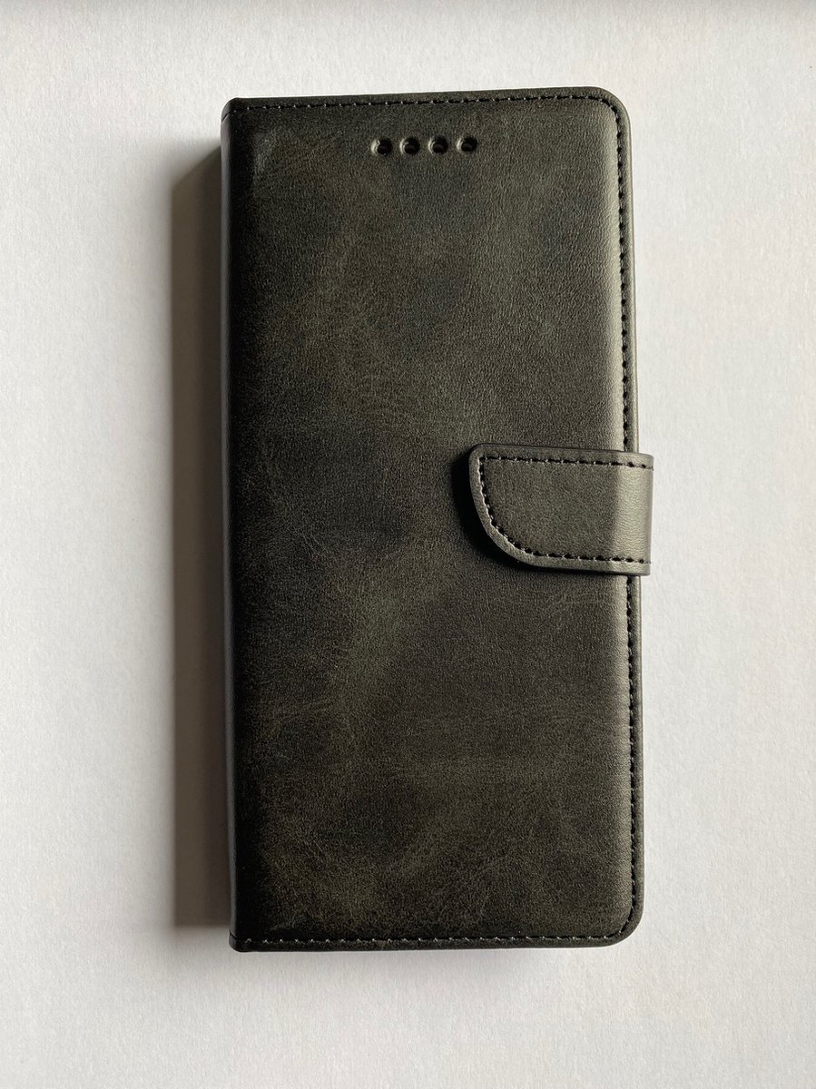 Samsung Galaxy A53 hoesje - Kunstleer Book Case Zwart - met extra ruimte voor briefgeld