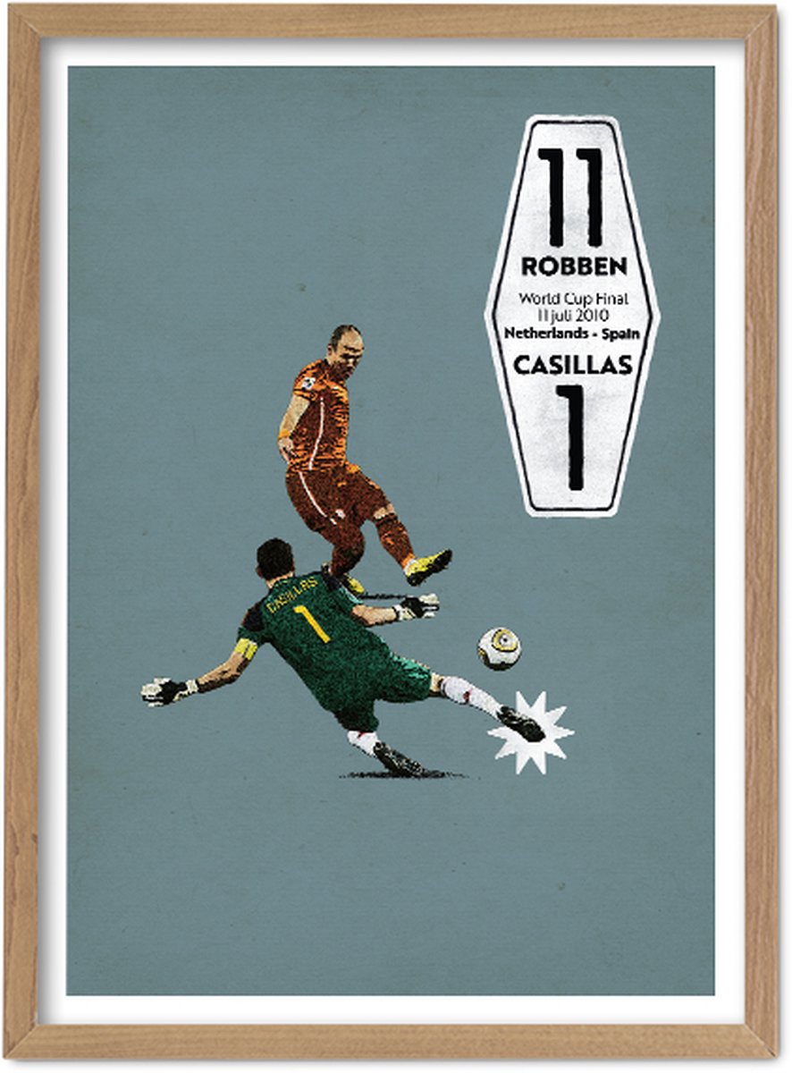 FC Kluif 'Teen van Casillas' poster - Voetbal Poster - 70 x 50 cm