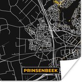 Affiche Prinsenbeek - Carte - Plan de la ville - Plan d'étage - 30x30 cm