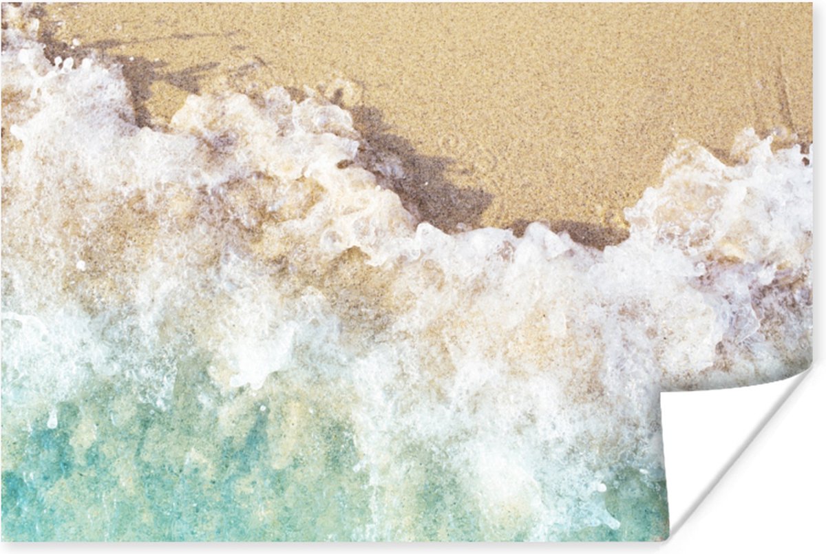 Poster Golf - Strand - Zee - Water - 60x40 cm