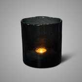 Brynxz - lanterne - verre - cylindre - noir vintage - D.23 H.24
