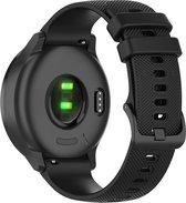 Siliconen bandje - geschikt voor Xiaomi Mi Watch - zwart