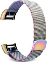 Milanees bandje - geschikt voor Fitbit Charge 2 - maat S/M - multicolor