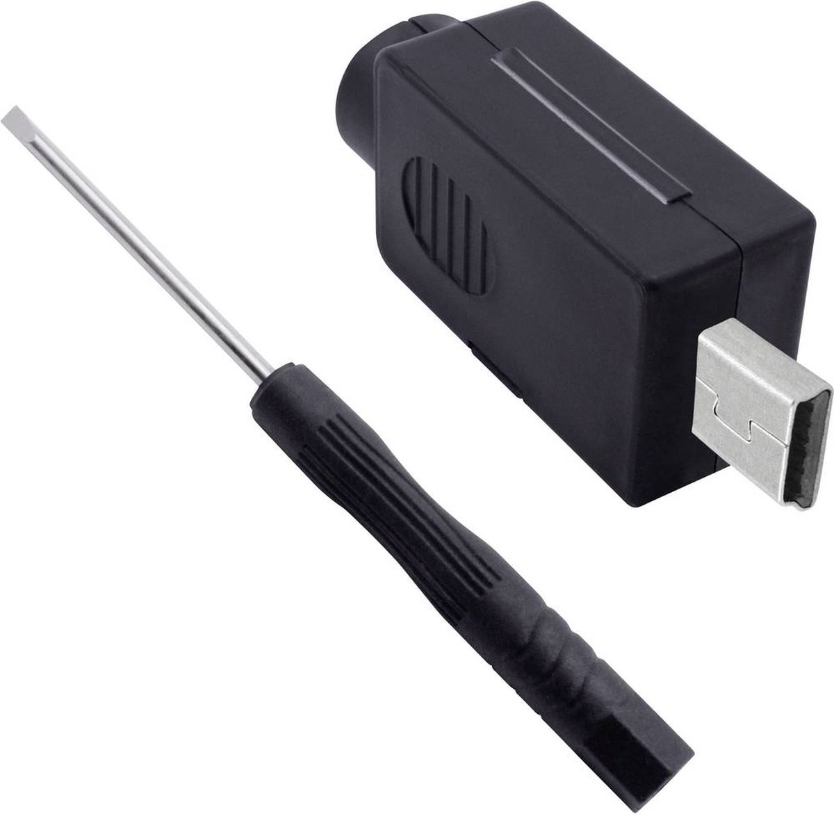 Mini-USB 2.0 modulaire stekker set, type B Stekker, recht 2001C206 Quadrios 1 stuk(s)