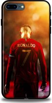 Ronaldo hoesje - Apple iPhone 7 Plus / 8 Plus - backcover softcase - rood - geel