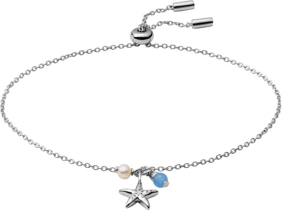 Fossil Roestvrij stalen damesarmband met karabijnsluiting