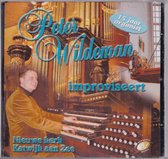 Peter Wildeman improviseert op het van-den-Heuvel-orgel in de Nieuwe kerk te Katwijk aan Zee.