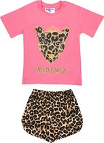 Fun2Wear - Shortama Wild Child - Roze - Maat 80 -